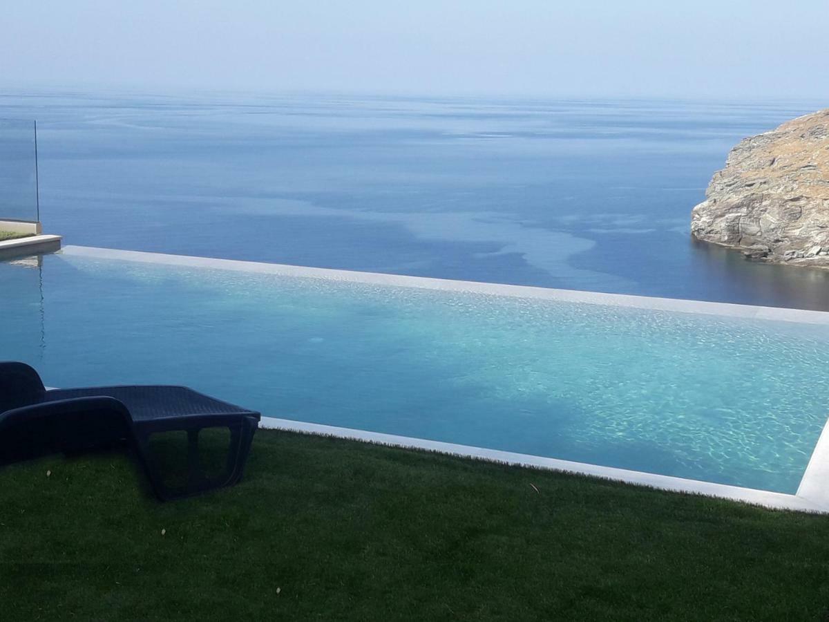Anastasis Luxury Villa Andros With Heated Pool Sineti Exterior foto